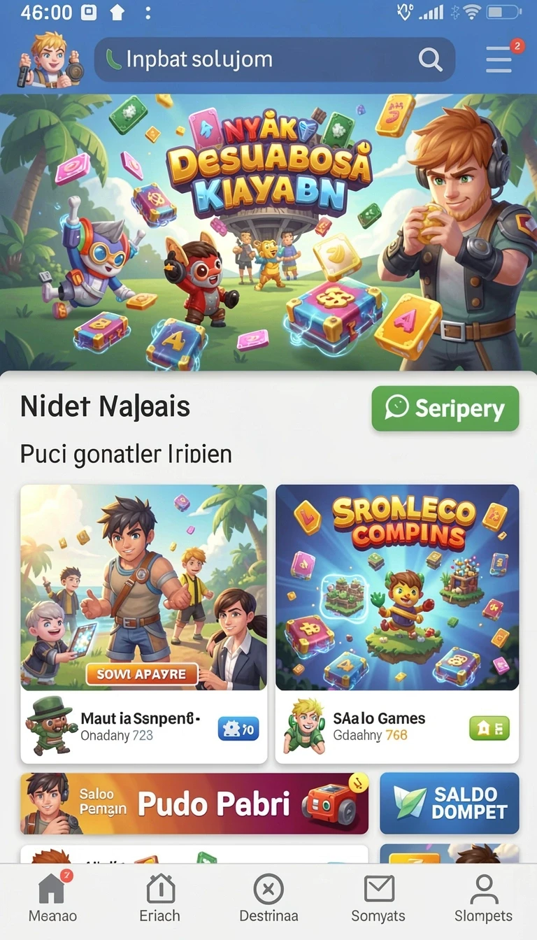 afaf - Screenshot menampilkan karakter utama dalam aksi.