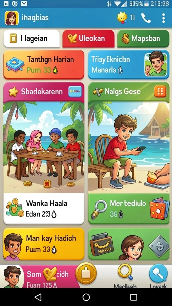 ceria777 - Screenshot menunjukkan tampilan permainan slot dengan tema menarik.