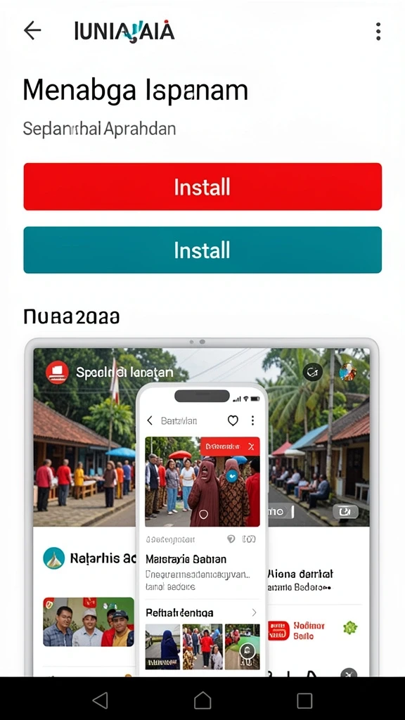 hujantoto - Tampilan antarmuka yang menarik dan mudah dinavigasi.