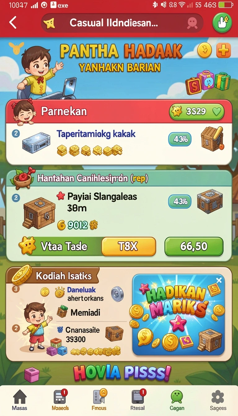 k234 - Screenshot menunjukkan karakter utama dalam aksi petualangan.