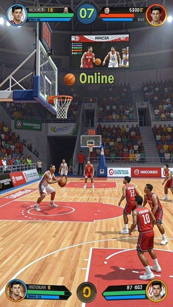 v87 - Momen seru saat bersaing dalam mode multiplayer.